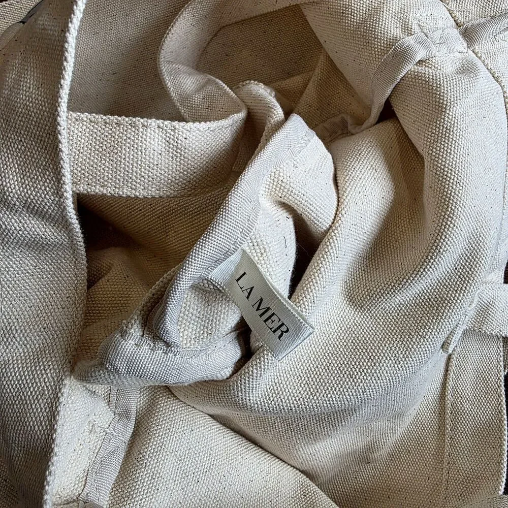 La Mer Canvas Tote Reusable Shopping Bag 14